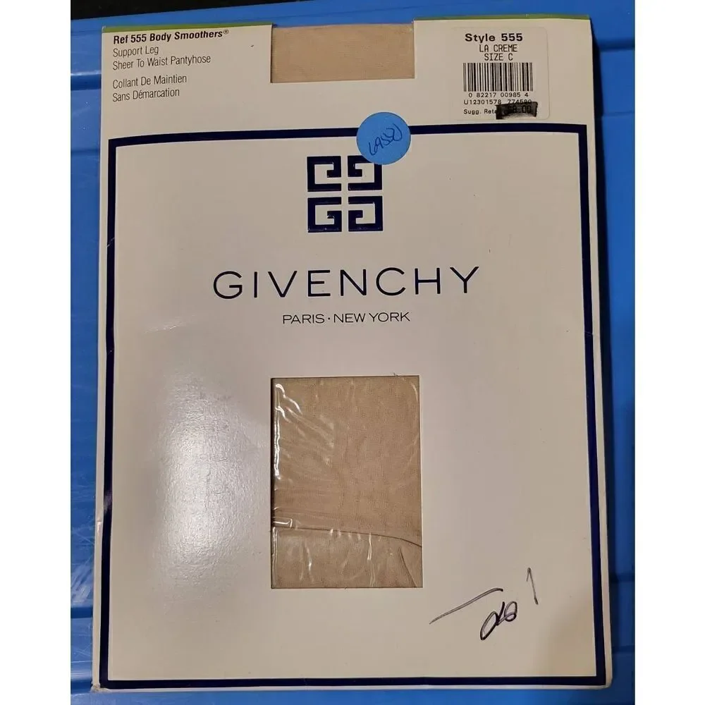 Vintage Givenchy Body Smoothers Pantyhose-La Creme
